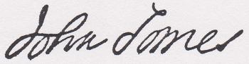 John TOMES b1791 signature