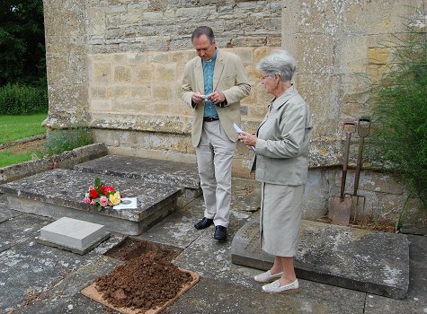 Richard KF Adkins, burial