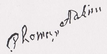 Thomas ADKINS b1693 signature